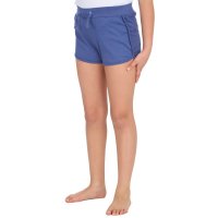 12C154: Infant Girls Interlock Shorts- Denim (2-6 Years)